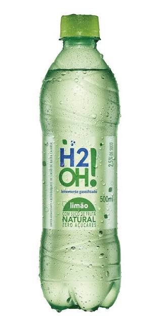 H2OH Limão com Gas PET 500 ml, H2OH